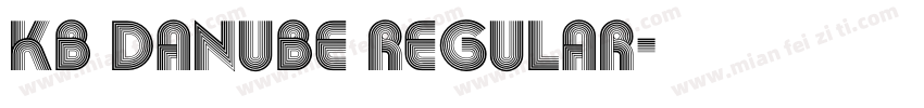 KB Danube Regular字体转换